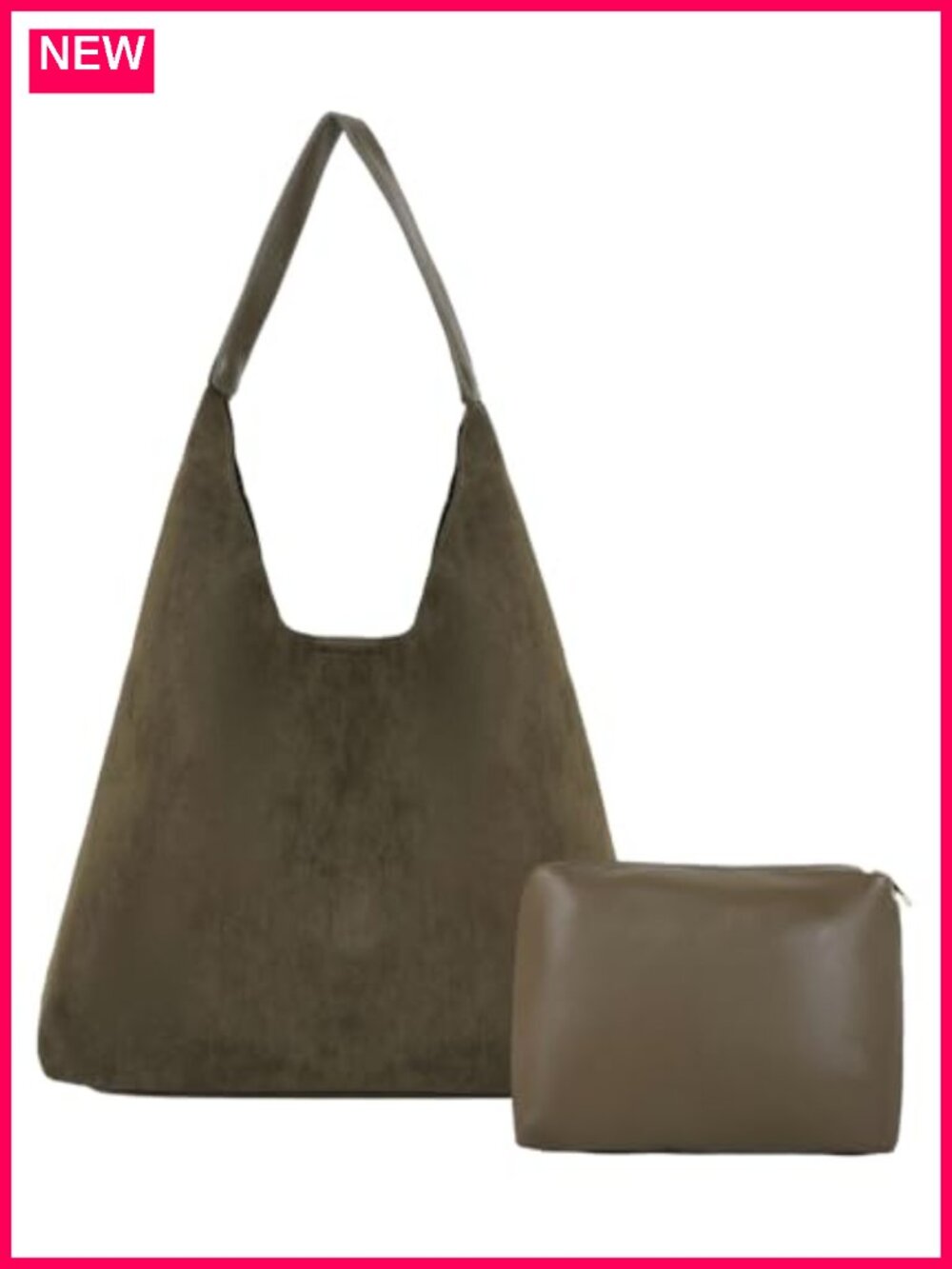 Large Faux Suede Tote Bag for Women Top Handle Shoulder Handbag Casual Work